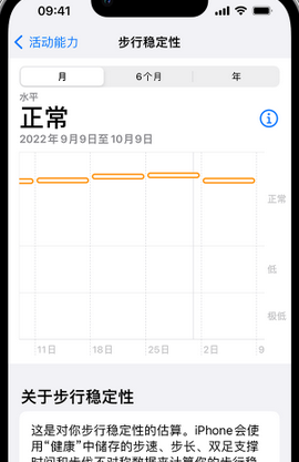 鹤庆iPhone手机维修如何在iPhone开启'步行稳定性通知'