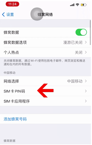 鹤庆苹果14维修网分享如何给iPhone14的SIM卡设置密码 